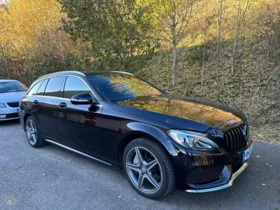 Mercedes-Benz C 250 250 d A AMG-Styling Premium Business - Hyvin varusteltu, Juuri katsastettu, Navi, Koukku, Adapt.vakkari, Webasto, Ledit, Kaistavahti - J. autoturva - Ilmainen kotiintoimitus